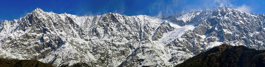 Nature Photograph - Low Angle View Of The Dhauladhar by Panoramic Images