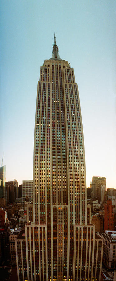Architecture Photograph - Low Angle View Of The Empire State by Panoramic Images