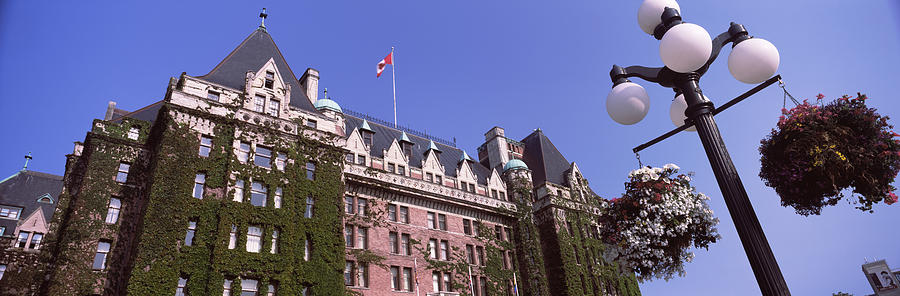 Architecture Photograph - Low Angle View Of The Empress Hotel by Panoramic Images