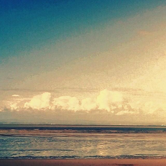Summer Photograph - •low Clouds/beach• 
#beach by Candy Floss Happy