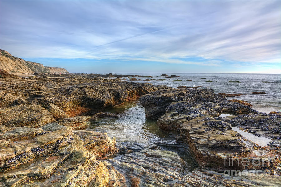 Nature Photograph - Low Tide at Crystal Cove by Eddie Yerkish