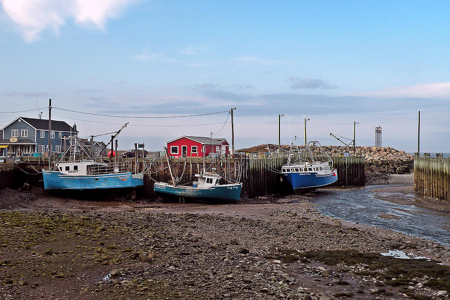 Low Tide Photograph - Low Tide at Harbourville Nova Scotia by Brian Chase Low Tide Photograph - Low Tide at Harbourville Nova Scotia by Brian Chase