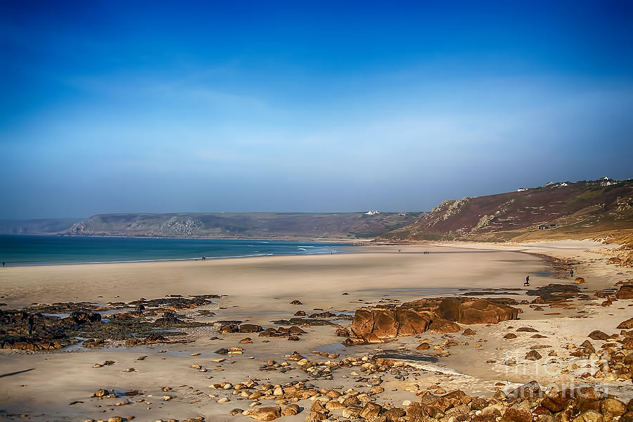 Nature Photograph - Low tide at Sennen Cove by Chris Thaxter