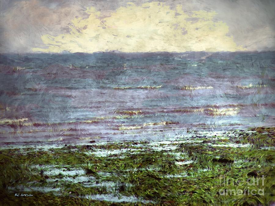 Low Tide at Sunrise Painting by RC DeWinter