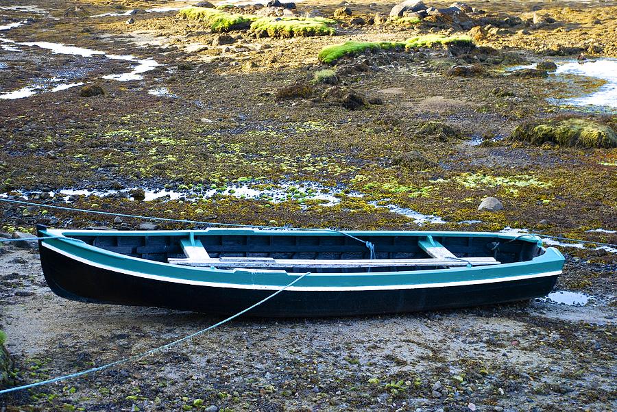 Boat Photograph - Low Tide by Norma Brock