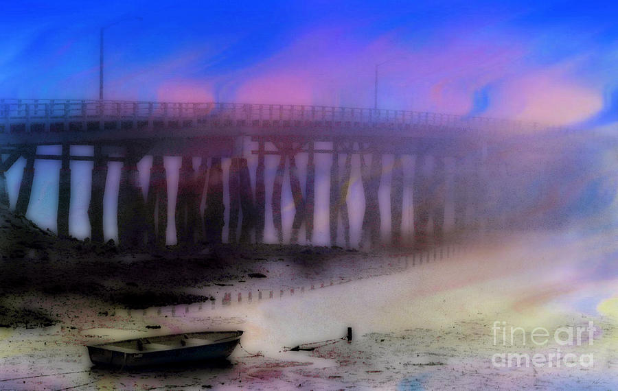 Pier Photograph - Low Tide by Deena Athans