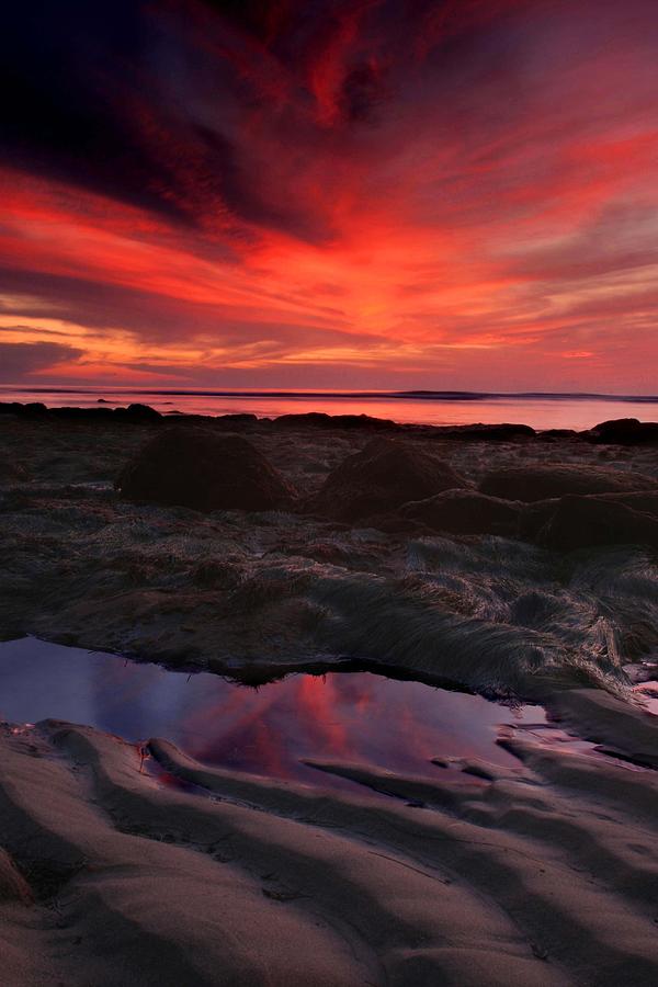 Low Tide Reflection Sunset Photograph by Scott Cunningham