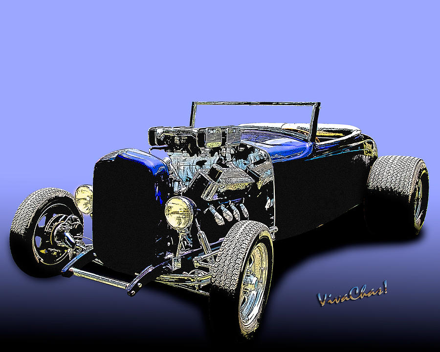 Lowboy Lowbrow 32 Ford Roadster Photograph by Chas Sinklier