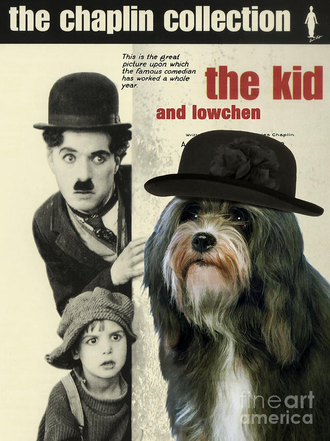 Lowchen Art - The Kid Movie Poster Painting by Sandra Sij