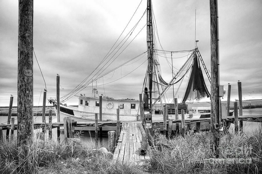 Landscape Photograph - Lowcountry Shrimp Boat by Scott Hansen