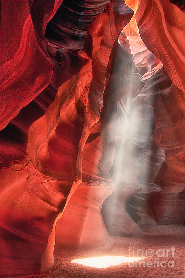 Upper Antelope Canyon Litebeam Photograph by Jerry Fornarotto