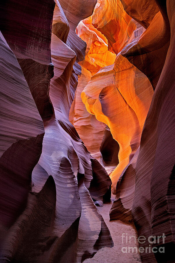 Lower Antelope Glow Photograph by Jerry Fornarotto