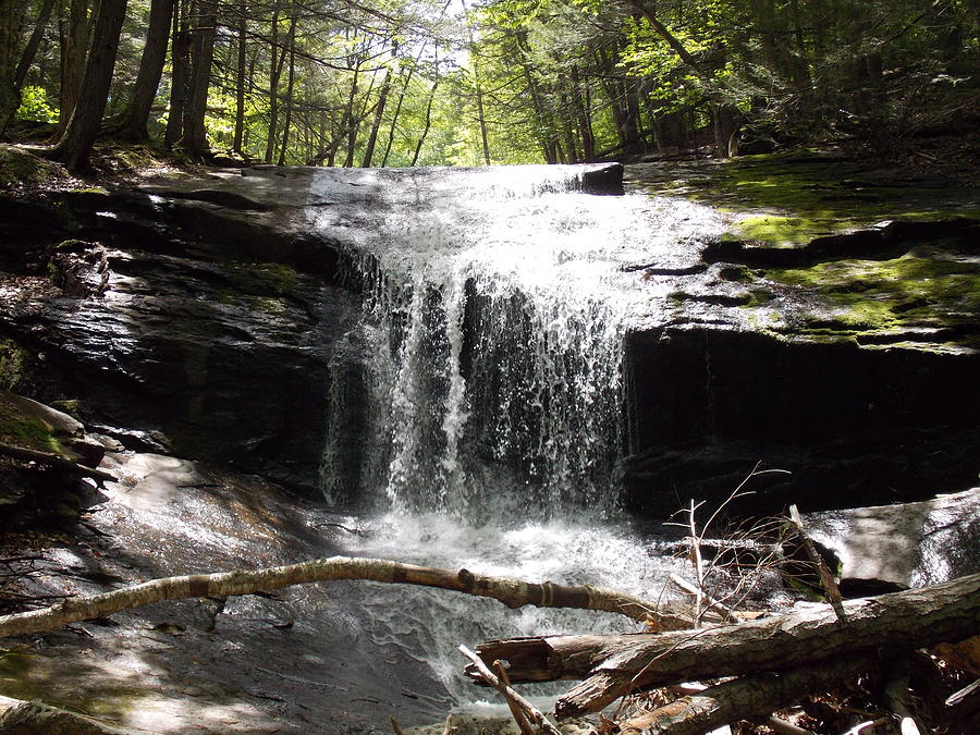 Lower Chapel Brook Falls Photograph by Nina Kindred