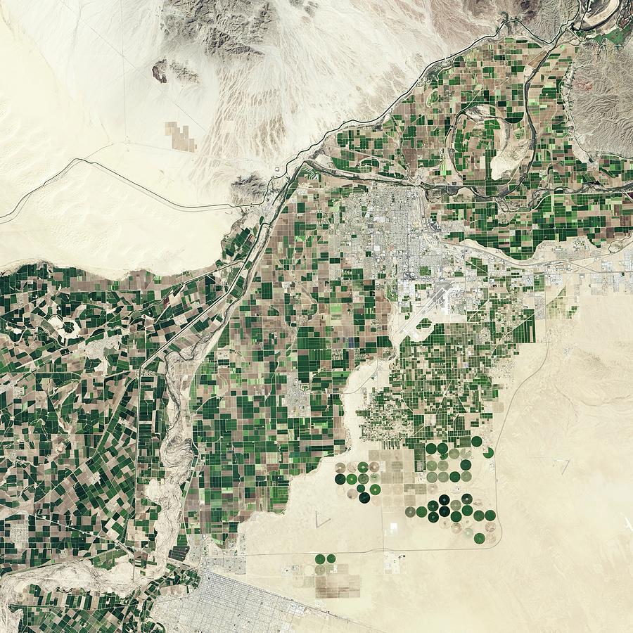 Lower Colorado River Photograph by Nasa Earth Observatory