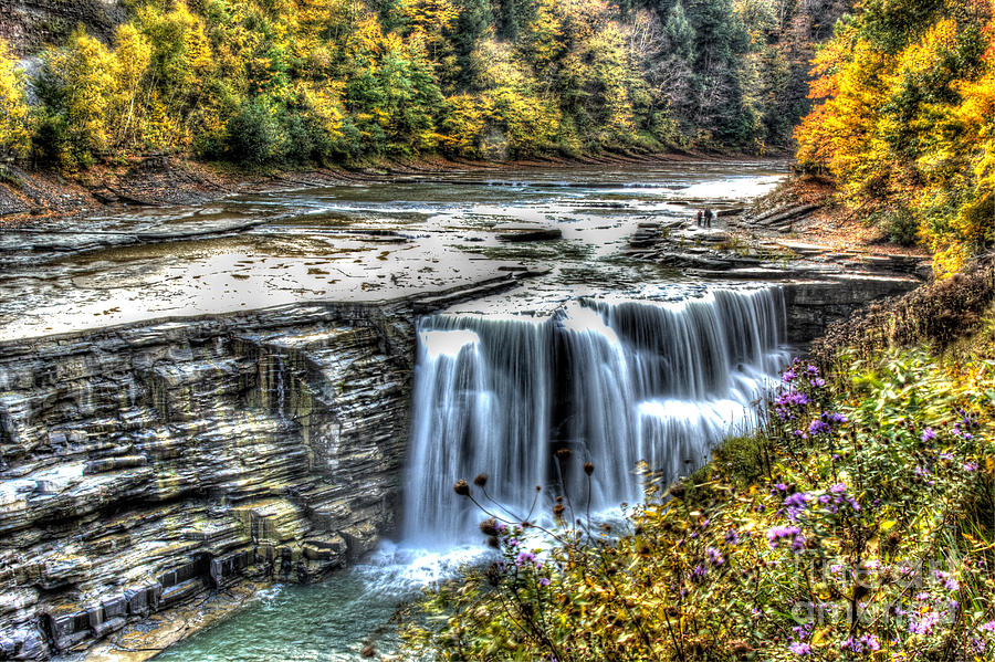 Lower Falls at Letchworth Photograph by Brad Marzolf Photography