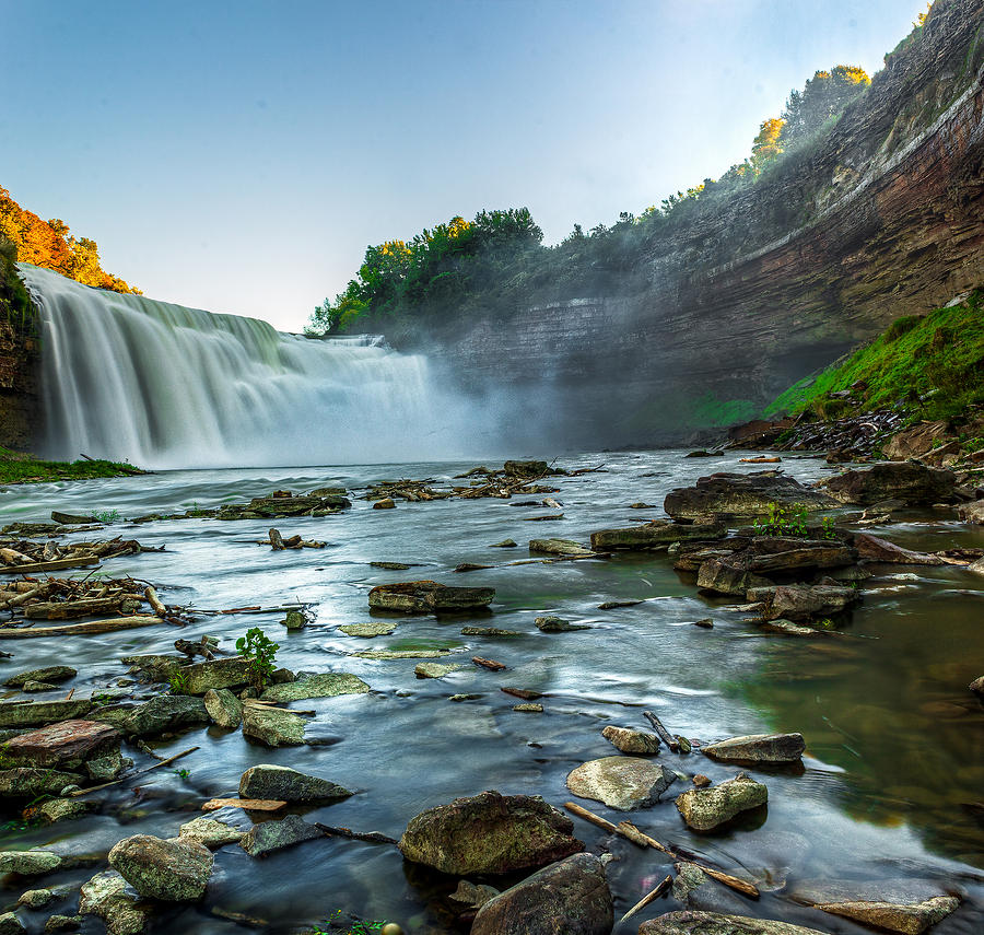 Lower Falls Genesee River Photograph by Tim Buisman