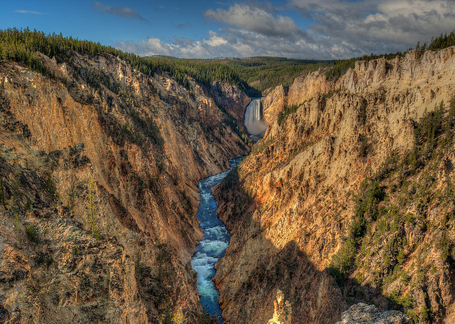 Lower Falls Grand Canyon of Yellowstone Photograph by Brenda Jacobs