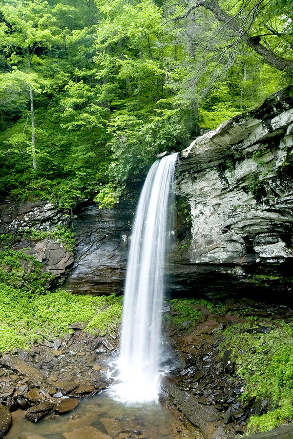 Lower Falls of Hill Creek Falls Photograph by Robert Camp