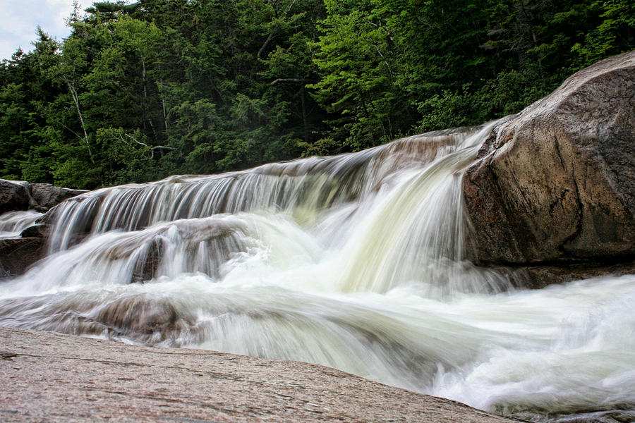 Lower Falls on the Kancamagus Photograph by Heather Applegate
