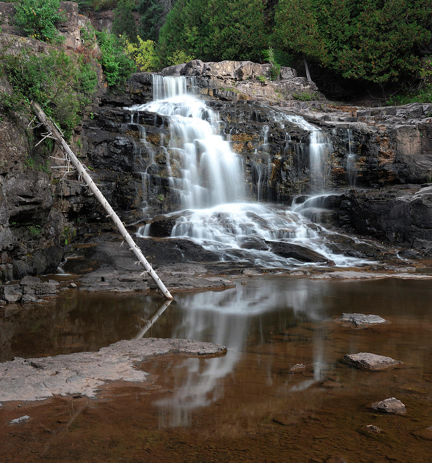 Waterfall Photograph - Lower Falls, Waterfalls, Gooseberry by Christian Heeb