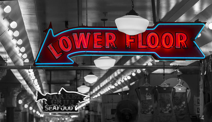 Lower Floor Selective Black and White Photograph by Scott Campbell