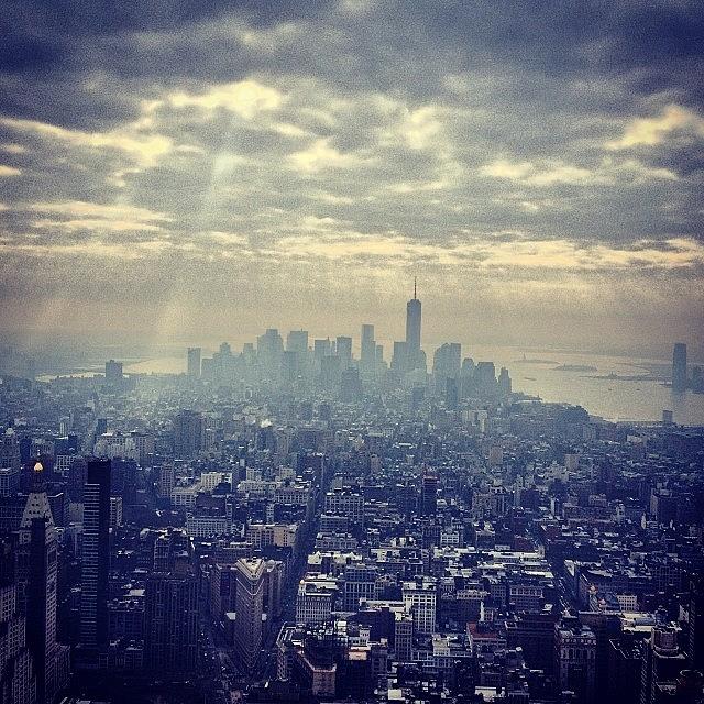 Lower Manhattan. #latergram Photograph by Scott Monty