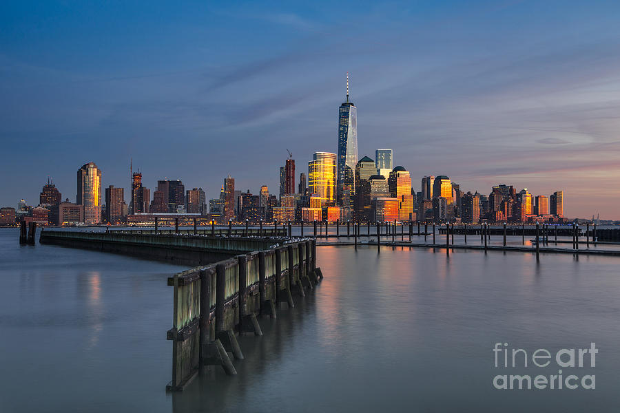 Lower Manhattan Skyline Photograph by Jerry Fornarotto