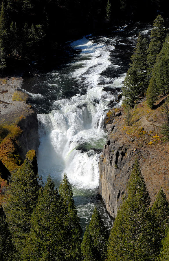 Lower Mesa Falls Photograph by Theodore Clutter