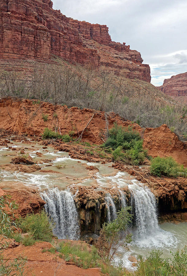 Lower Navajo Falls of Havasu Creek Photograph by Robert Meyers-Lussier