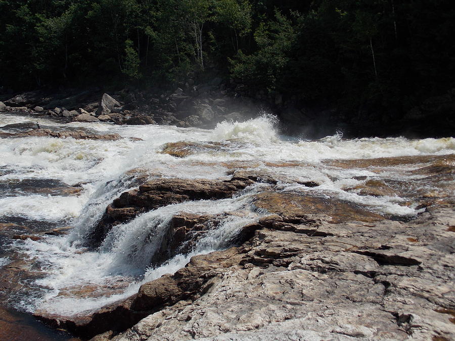 Lower section of Rumford Falls Photograph by Catherine Gagne