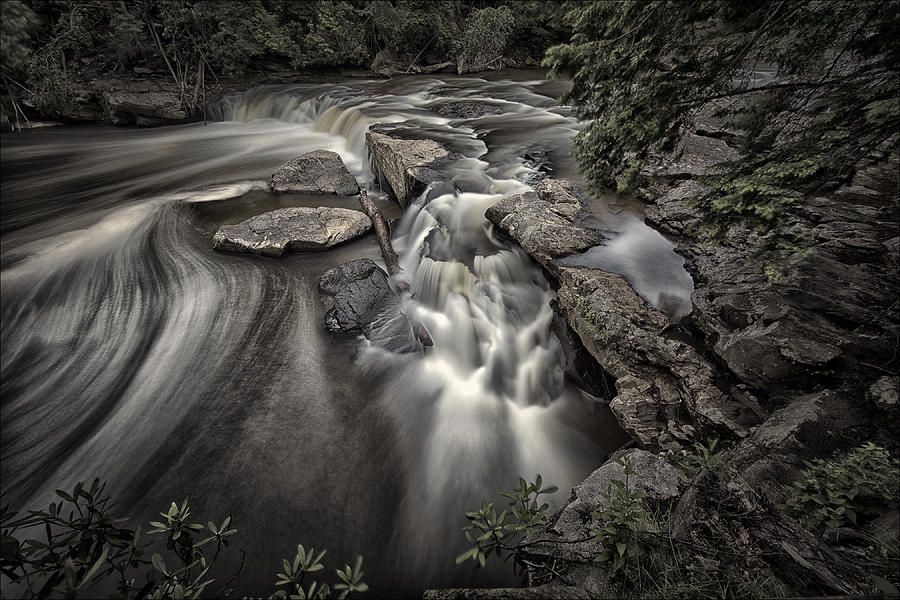 Lower Swallow Falls Photograph by Robert Fawcett
