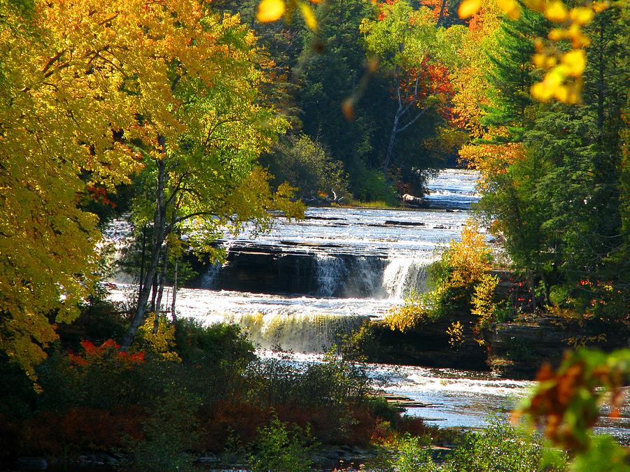 Lower Tahquamenon Falls in October No 3 Photograph by Keith Stokes