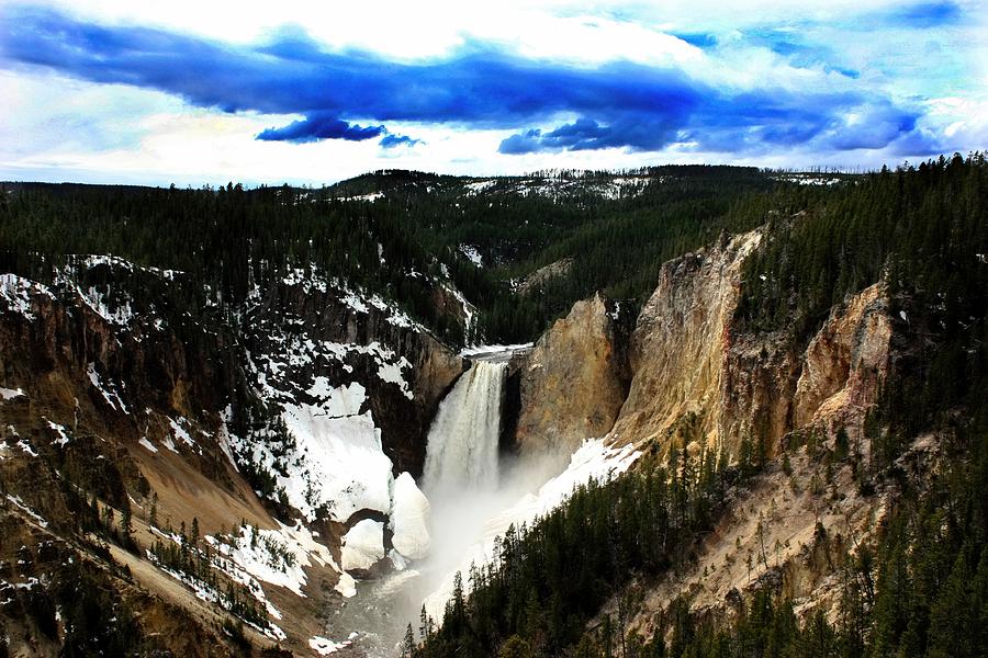 Lower Yellowstone Falls Photograph by Amanda Stadther