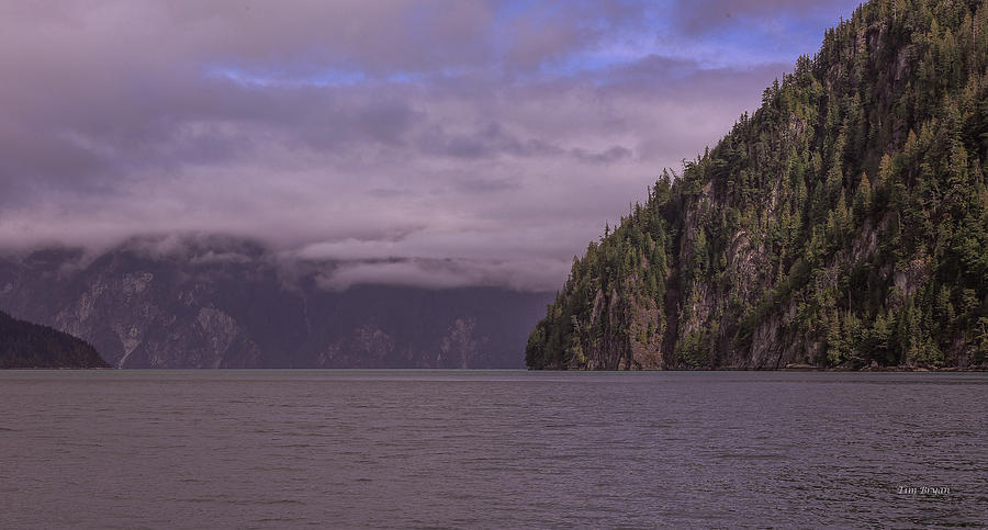 Canada Photograph - Lowering Clouds-Knight Inlet-British Columbia by Tim Bryan
