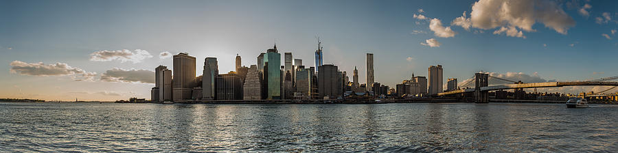 Lowerr Manhattan Panoramic Photograph by Chris McKenna