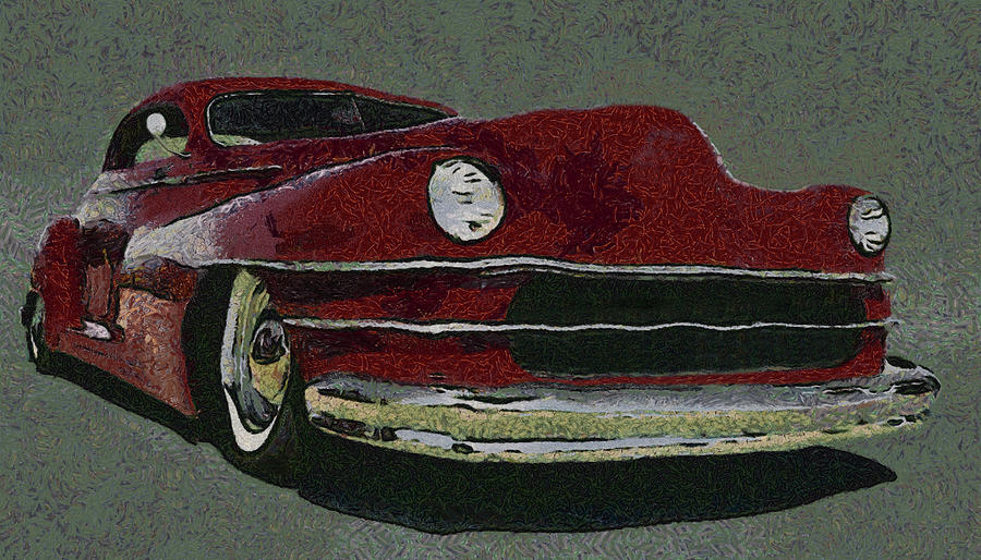 Car Digital Art - Lowrider Custom by Ernest Echols