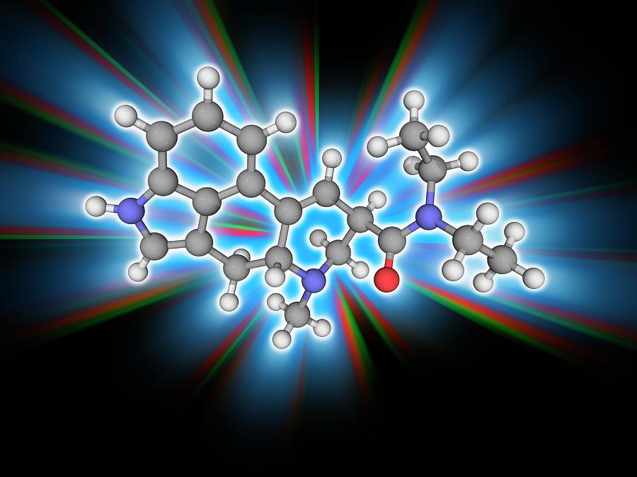 Lsd Lysergic Acid Diethylamide Drug Molecule Photograph By Laguna Design Science Photo Library