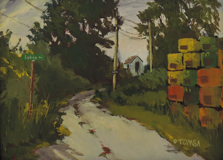 Lubee Lane - Art by Bill Tomsa Painting by Bill Tomsa