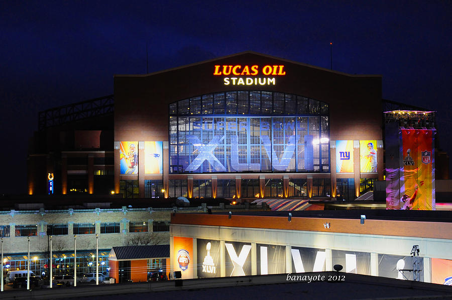 Lucas Oil Home of the Colts Photograph by Rob Banayote