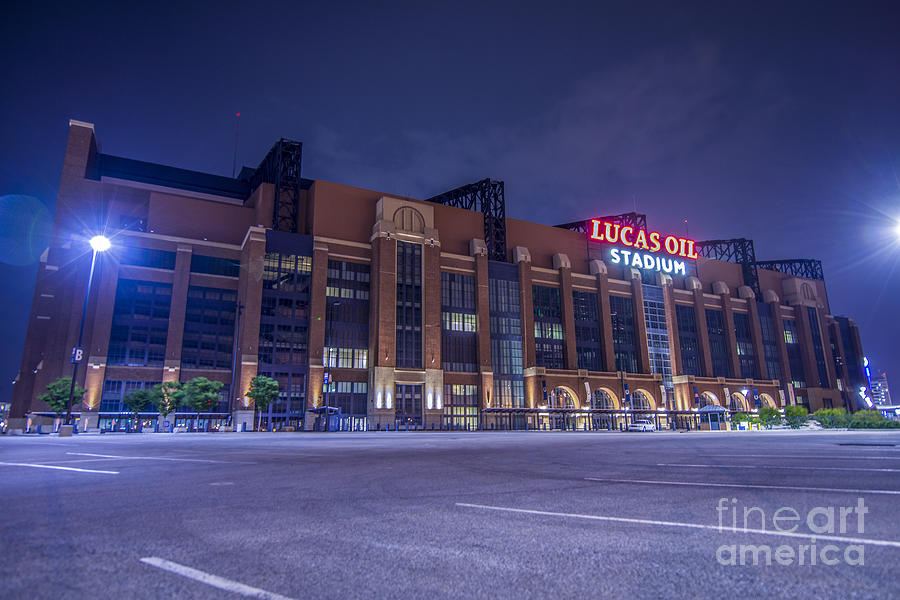 Indiana Pacers Photograph - Lucas Oil Stadium Indianapolis Colts by David Haskett II