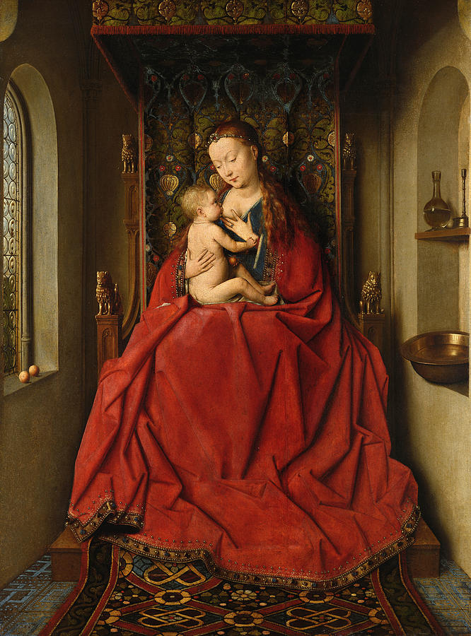 Lucca Madonna Painting By Jan Van Eyck - Fine Art America