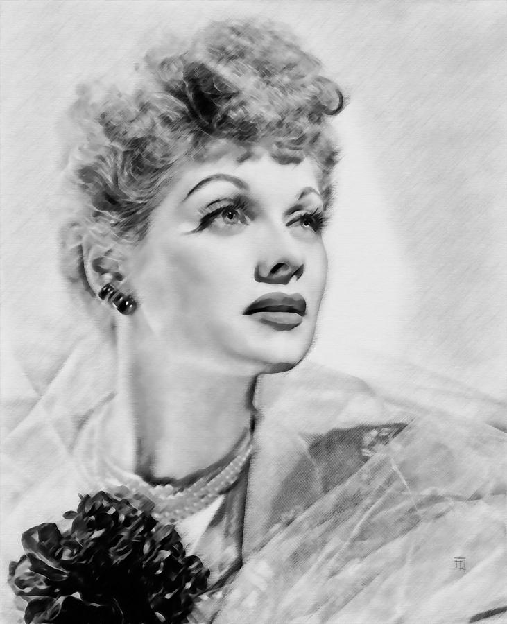 Lucille Ball Digital Art by Fli Art - Fine Art America