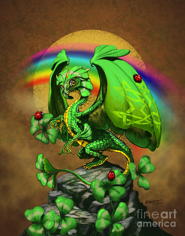 Dragon Digital Art - Luck Dragon by Stanley Morrison