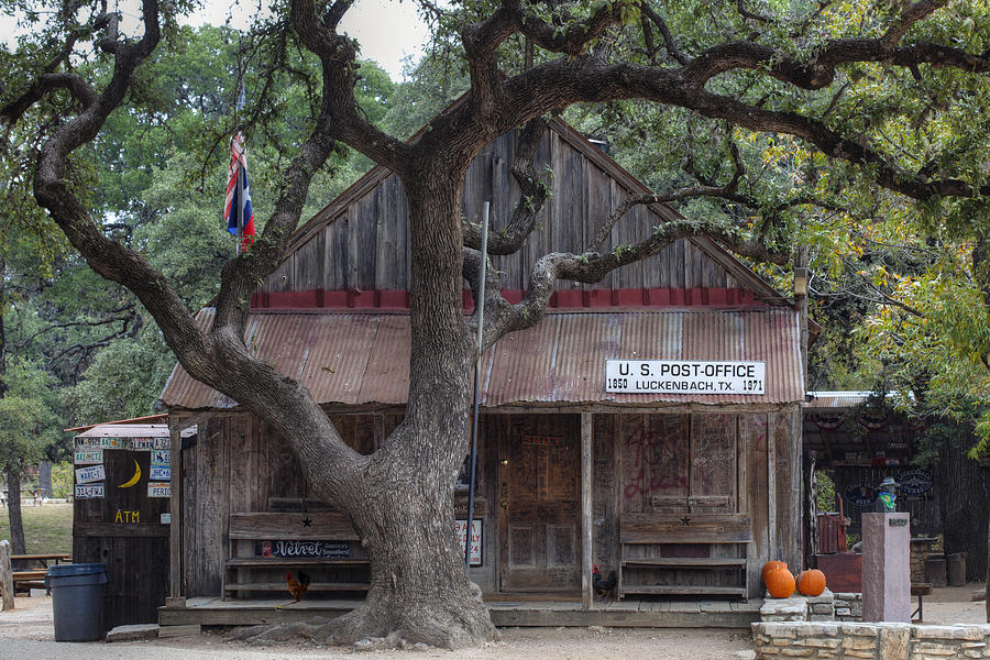 Luckenbach Post Office Photograph by Rob Greebon - Pixels