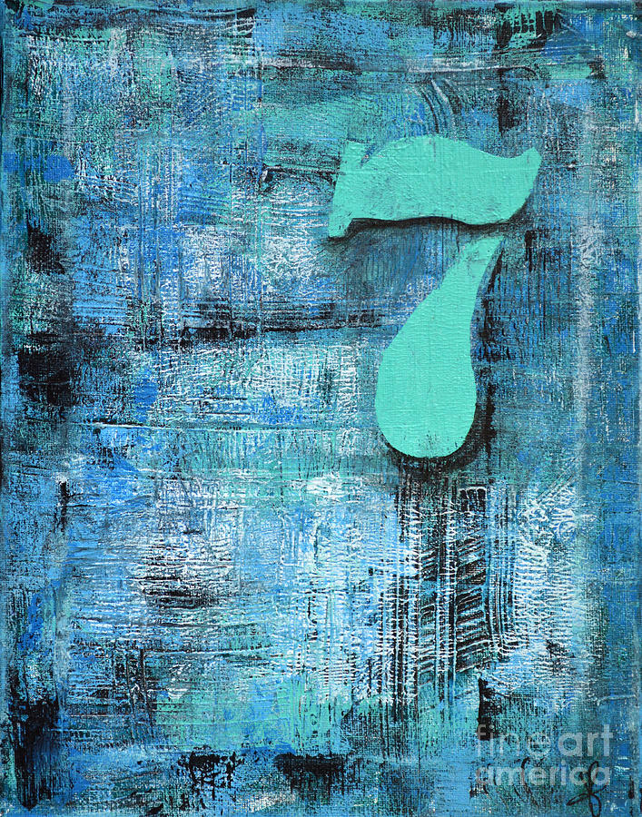 Lucky Number 7 Painting by Belinda Capol