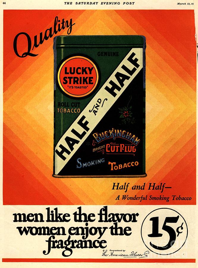 1930s Drawing - Lucky Strike 1930s Usa Cigarettes by The Advertising Archives