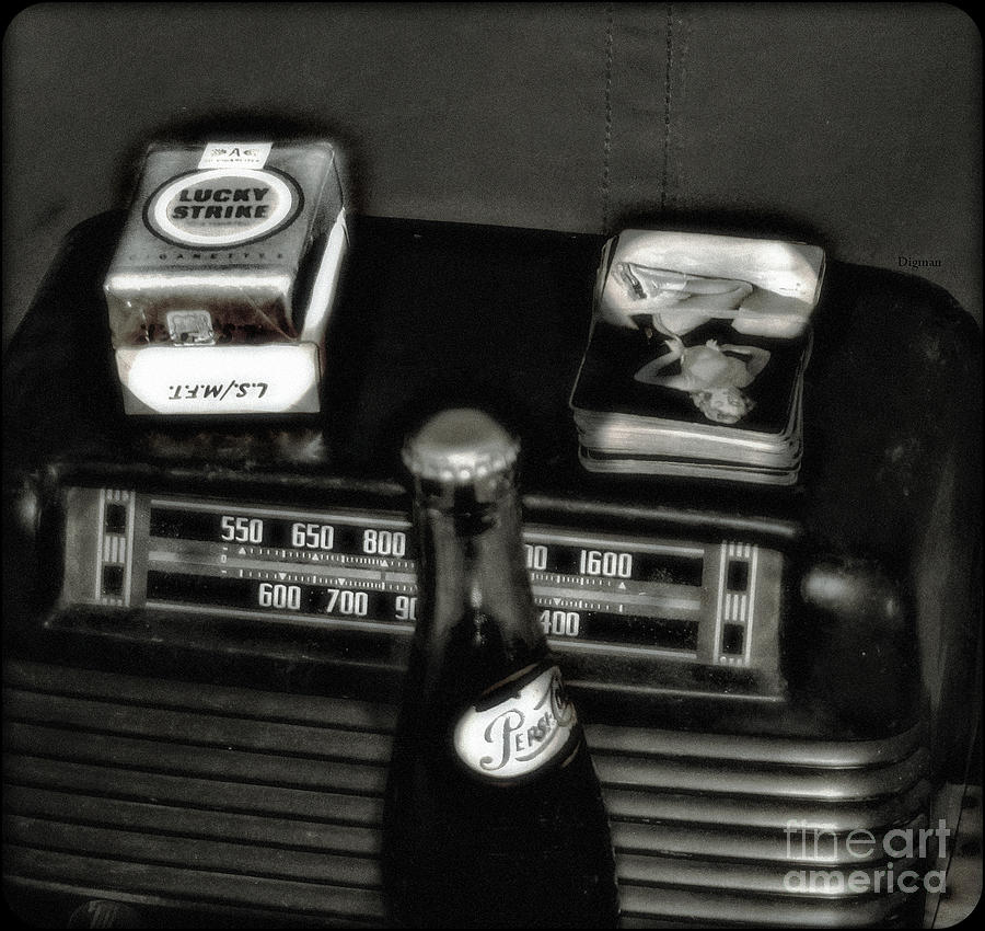 Cigarettes Photograph - Lucky Strike by Steven Digman Cigarettes Photograph - Lucky Strike by Steven Digman