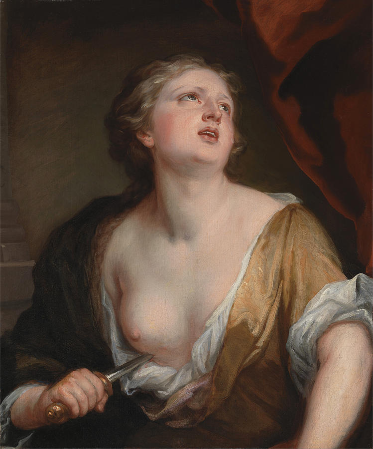 Lucretia Painting by Godfrey Kneller