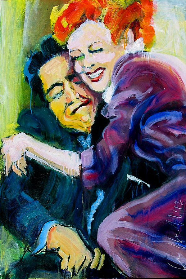 Lucy and Ricky Painting by Les Leffingwell