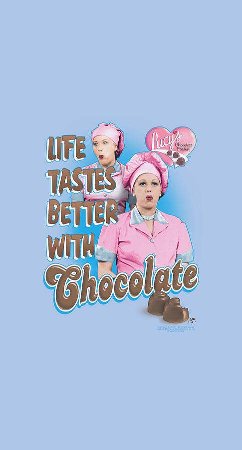Lucille Ball Digital Art - Lucy - Better With Chocolate by Brand A